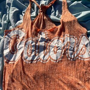 "Gators" college football PINK racer back
tank